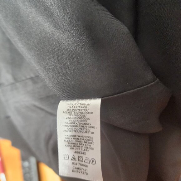 Ann Taylor Factory Vneck black sleeveless sheath dress 16 Business Career - Picture 8 of 8